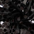 thumbnail image 6 of BalsaCircle 7.5 ft Black Sparkly Big Payette Sequin Round Backdrop Stand Cover Wedding Party Events Home Decorations, 6 of 8
