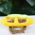 thumbnail image 4 of Daiosportswear Birdcage Feeding Device Spill-Proof Plastic Yellow, 15x6.5x6.5in, Bird Food Container, Feeder Cup, Bird Supplies, Safe & Durable, Easy Clean, for Parrots, Finches, Thrushes, 4 of 6