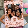 thumbnail image 3 of Cheerland 18th Birthday Party Photo Booth Props, Rose Gold, 1 Pack, 29.5 x 21 in, 3 of 6