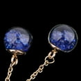 thumbnail image 5 of perfeclan 2x1 Pair Tassel Bow Charms Rhinestone Buttons Crystal Embellishment Blue , blue, 3 Pcs, 5 of 9