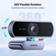 thumbnail image 2 of 1080P Webcam Full HD Camera for Laptop Computer USB Webcam with Dual Microphones for Zoom Video Calling Webcam, 2 of 5