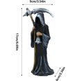 thumbnail image 2 of Pacific Giftware Grim Reaper  Skeleton Angel of Death Fantasy Collectible Figurine The Underworld Reaper of Souls Ossuary Macabre, 2 of 9