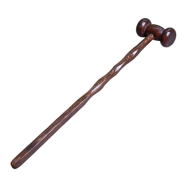 Masajeador de espalda de madera para el hogar y la oficina, mango cómodo, portátil y relajante. Martillo con mancuernas