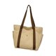 thumbnail image 4 of Bolso de hombro para mujer, bolso escolar de lona a la moda para viajes, fiestas, verano y trabajo. Caqui, 4 of 9