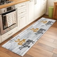 thumbnail image 3 of 2x6 Washable Runner Rug, Farm Animal Non-Slip Hallway Runner for Entryway Kitchen Bedroom, Chicken Pig Cow Farmhouse Gray Board Indoor Carpet Runner Floor Mat, 3 of 9