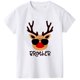 thumbnail image 1 of Ciervo fiesta de Navidad familia ropa a juego madre padre hija hijo chico bebé camiseta primo tía camiseta de manga corta Top Tee, 1 of 5
