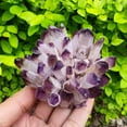 thumbnail image 6 of Healing Amethyst Citrine Green Phantom Cluster Crystal Stone Natural Clear Quartz Point Druzy Chakra Reiki Specimen Mineral Collection Decor Gift, 6 of 7
