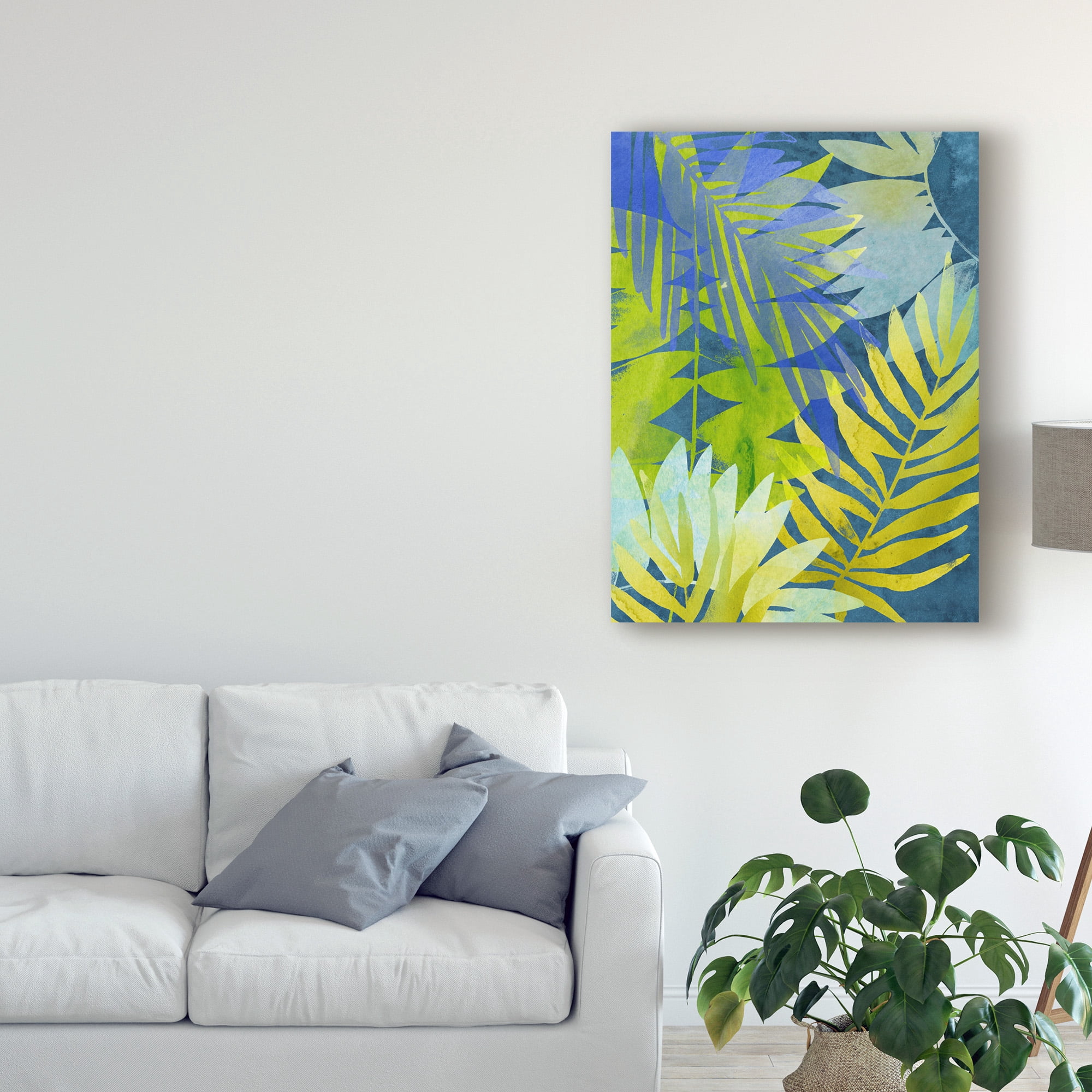 Trademark Fine Art 'Tropical Indigo I' Canvas Art by June Erica Vess