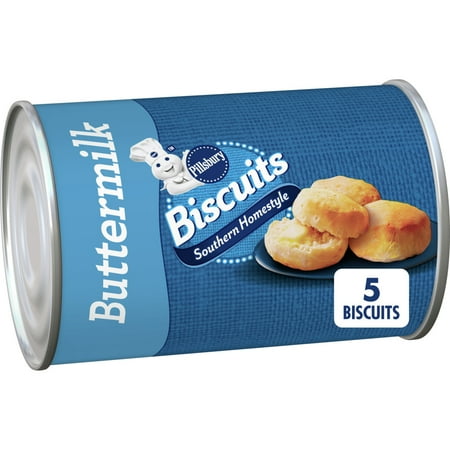 Pillsbury Southern Homestyle Biscuits, Buttermilk, 5 Ct, 6 oz