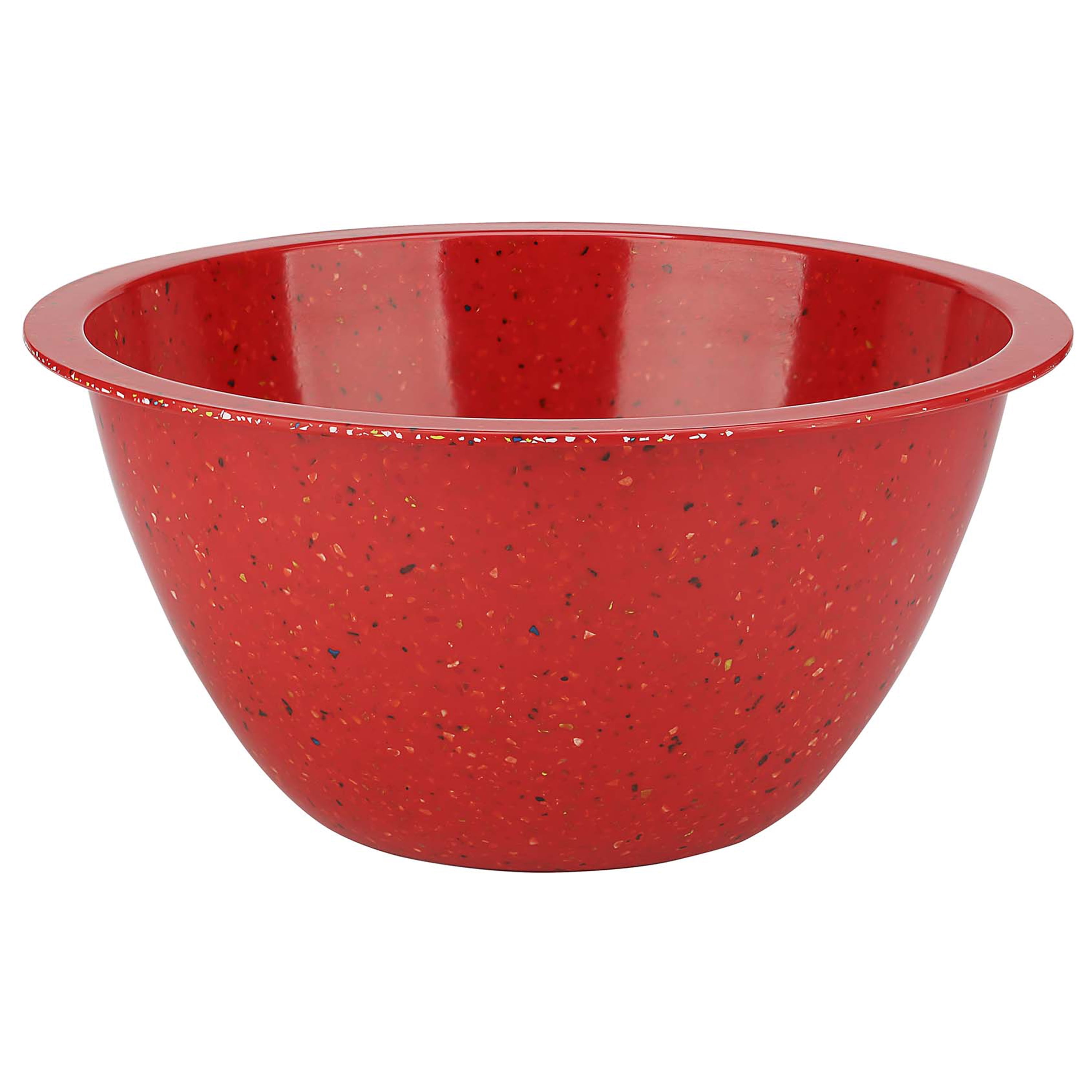Details about   Zak Designs Red Confetti  Melamine Large Mixing Bowl 10" diameter 3 1/2" tall 