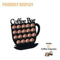 thumbnail image 4 of KingLive Wooden K Cup Holder,Capsule Storage Rack,Coffee Pod Storage Rack,Black, 4 of 9