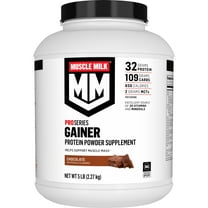 Muscle Milk Gainer Protein Powder, Chocolate, 32g Protein, 5 Pound Canister
