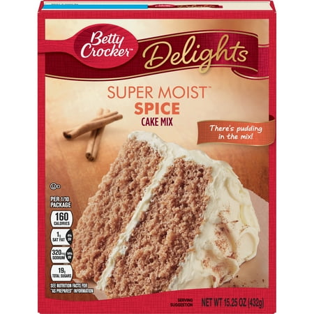 Betty Crocker Super Moist Spice Cake Mix, 15.25 oz