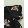 thumbnail image 6 of Wassery Baby Boys Summer Outfits Bear Print Short Sleeve Shirt Lapel Neck Tops and Elastic Shorts 2Pcs Toddler Casual Clothes Set 6M-4T, 6 of 9