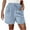 B104 Light Blue women's pants clearance under $5, variant on Shorts for Women under $5! Cagogo Womens Plus Size Linen Shorts Casual Elastic Waist Drawstring Comfy Lightweight Summer Shorts Loose Straight Leg Beach Lounge Shorts with Pockets
