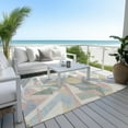 thumbnail image 6 of Addison Rugs Chantille Indoor/Outdoor Transitional Geometric Sky Washable Rectangle Rug, 2'6" x 3'10", 6 of 6