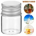 thumbnail image 4 of 24pcs Mini Clear Glass Jars Empty Canning Bottles With Aluminum Lids For Spices Pudding Yogurt Honey Jam Jewelry Accessories, 4 of 10