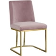thumbnail image 3 of Pemberly Row Contemporary Pink Velvet Dining Chair (Set of 2), 3 of 5