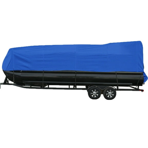 Heavy Duty Rain Snow Dust Resistant Protection for 17-20Ft Boat Cover PEVA