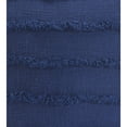 thumbnail image 6 of Laddha Home Designs Loomed Over Tufted Striped Cotton Throw Pillow Cover - 20" - Square, 6 of 9