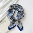 thumbnail image 1 of Pañuelo cuadrado pequeño de seda para mujer, banda para el pelo para primavera y otoño, verano, protección para el cuello, estilo extranjero, para estudiantes, bufanda decorativa profesional, 1 of 6