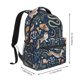 thumbnail image 2 of Disketp Retro Forest Animals Mochila Estampada para Hombre y Mujer – Mochila Ligera Clásica con Múltiples Bolsillos para Universidad, Trabajo y Viajes-One Size, 2 of 5