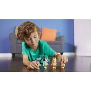 Bluey Family Figure 4-Pack, with Mum Dad Bingo Bluey, Toys for Kids 3-6 Years