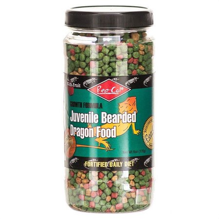 Rep Cal Juvenile Bearded Dragon Food 6 oz Pack of 4