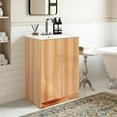 thumbnail image 3 of EDX 24-inch Bathroom Vanity Cabinet, Freestanding Modern Cabinet Vanity with Sink, 2 Soft-Closing Doors ,Natural Wood, 3 of 7