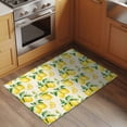 thumbnail image 2 of Farmhouse Watercolor Front Door Rugs 2x3 ft Lemon Fruit Beige Letter Background Small Rug for Entryway Non Slip Washable Bathroom Door Mat Absorbent Floor Mat for Indoor Entrance, 2 of 9