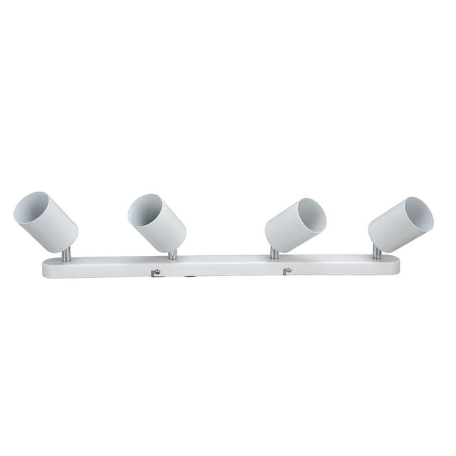 Ceiling Mounted GU10 Lamp Holder 4 Head Rotating Spotlight Base Showrooms Offices