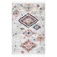 thumbnail image 3 of SAFAVIEH Morocco Audra Abstract Geometric Polyester Runner Rug, Cream/Multi, 2'2" x 8', 3 of 10