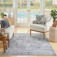 thumbnail image 5 of Nourison Home Machine Washable Series 1 Persian Ivory Grey 4' x 6' Area Rug (4x6), 5 of 10