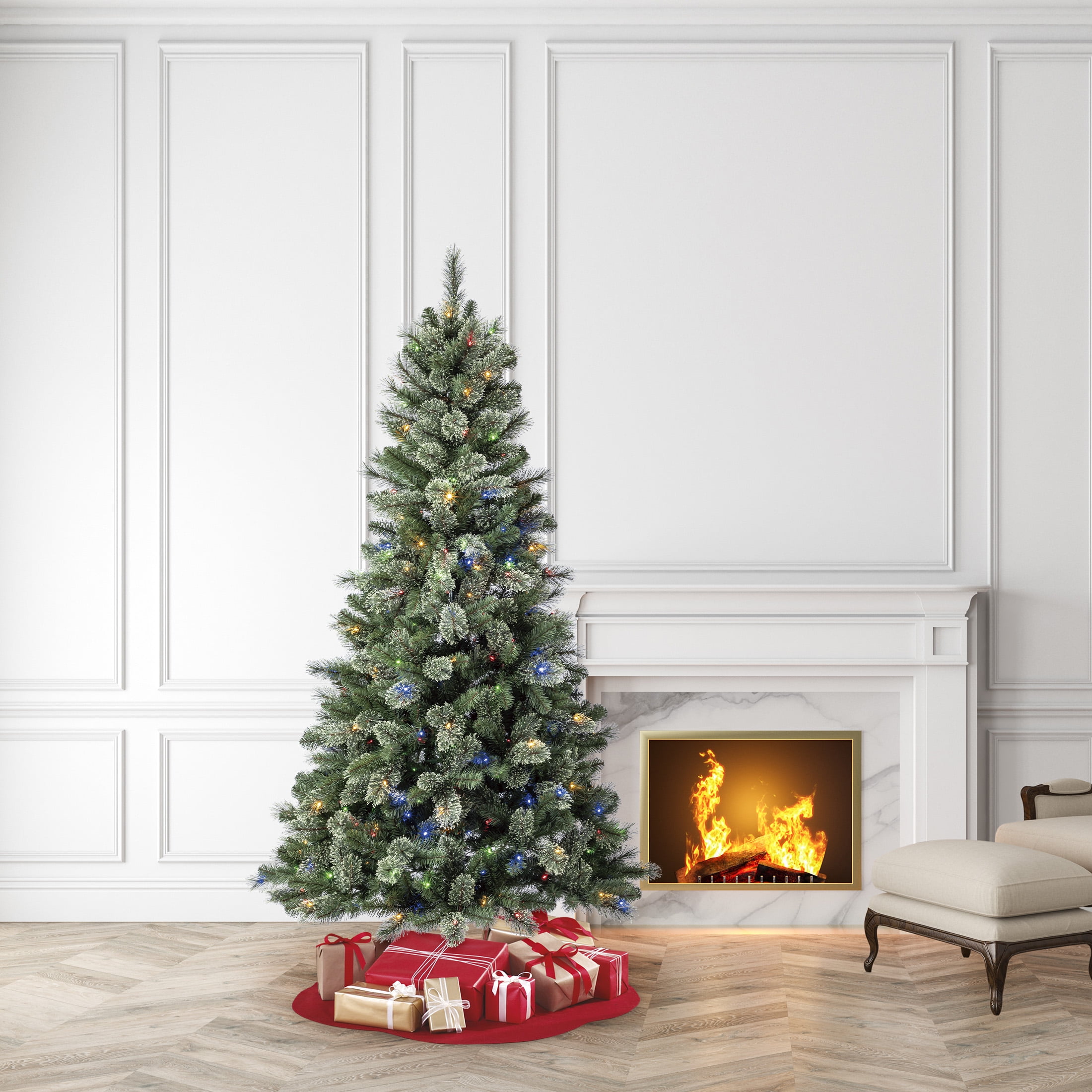 Holiday Time - Brandclub - 7.5 ft Pre-Lit Liberty Cashmere Pine
