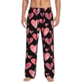 thumbnail image 1 of Gaeub Hearts Print Mens Pajama Pants,Lounge Pants With Pockets And Drawstring-Medium, 1 of 6