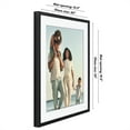 thumbnail image 3 of Americanflat 20x24 Picture Frame with Polished Plexiglass with 16x20 Mat Display Photo Soho Collection - Black, 3 of 8