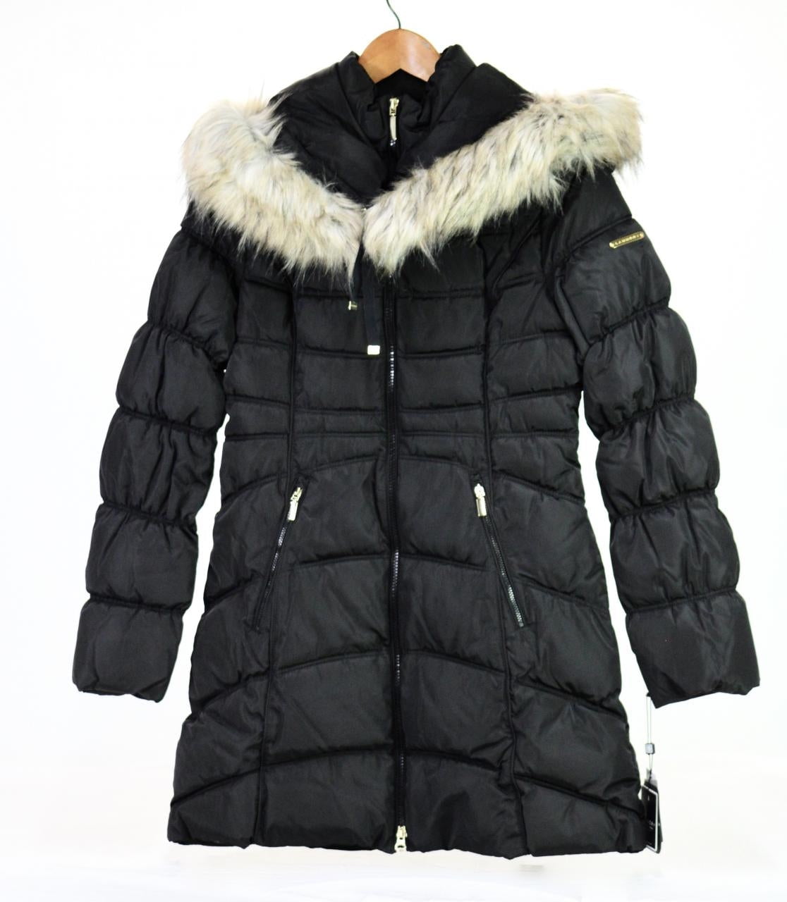 Laundry by Shelli Segal Faux Fur Trim 
