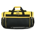 thumbnail image 2 of DALIX 21" Blank Sports Duffle Bag Gym Bag Travel Duffel with Adjustable Strap in Gold, 2 of 7