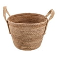 thumbnail image 6 of Raindrops Natural Seagrass Woven Basket Decorative Round Rattan Plant Pot for Storage, 6 of 8