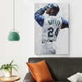 thumbnail image 4 of Ken Griffey Jr Poster Room Aesthetic Poster Print Art Wall Painting Canvas Posters Gifts Modern Bedroom Decor 20x30inch(50x75cm), 4 of 6