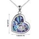 thumbnail image 3 of Collar para mujer, joyería para mujer, joyería para mujer 2022, collar de tortuga circular de moda con fondo de color para mujer, colgante de regalo maravilloso para niña, 3 of 5