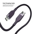 thumbnail image 5 of Liquipel Powertek Premium Braided USB-C to Lightning Cable - Purple, 5 of 5
