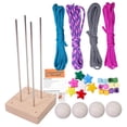 thumbnail image 3 of Kit para hacer pulseras de paracord, juego de manualidades de crochet, manualidades fáciles, manualidades lindas, tejido DIY 5, 3 of 9