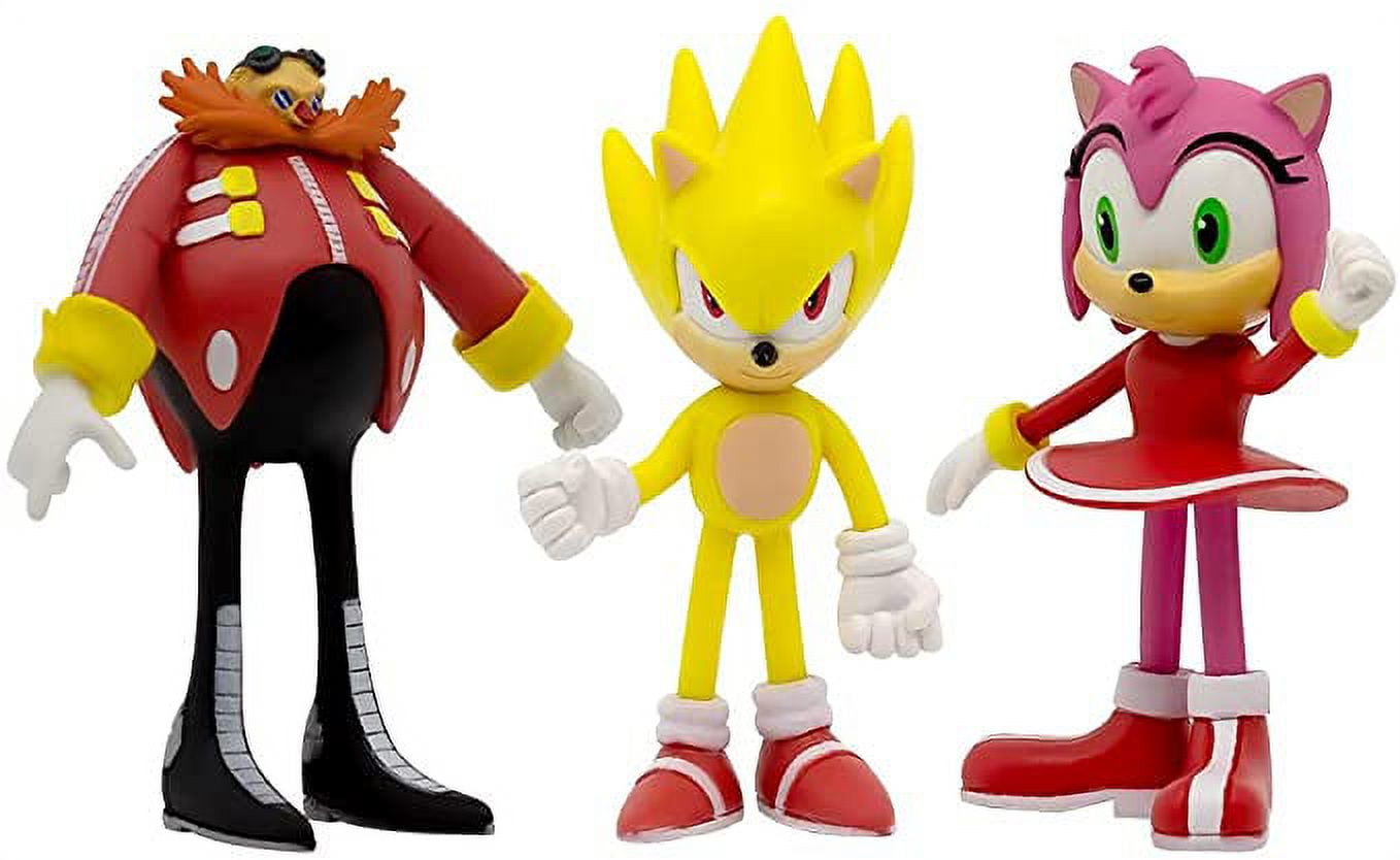 J&G Sonic the Hedgehog Toys Action Figures 2.5 inch, Pack of 12, Perfect  Gifts for Boys and Girls Versatile Sonic Toy Party Supplies Cake Toppers,  Series Collectible 