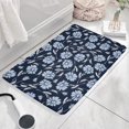 thumbnail image 3 of Pioneer Flower Floral Print Flannel Non Slip Door Rugs,Washable Door Mats Indoor,Decorative Door Mats,Dirt-Resistant and Absorbent Doormat for Entrance,Bedroom,Kitchen,Bathroom,31.5"x17", 3 of 4