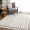 thumbnail image 2 of BoutiqueRugs Jola Bohemian, Transitional Area Rug - Bone, Taupe, Cloud Gray - 6'7" x 9', 2 of 12
