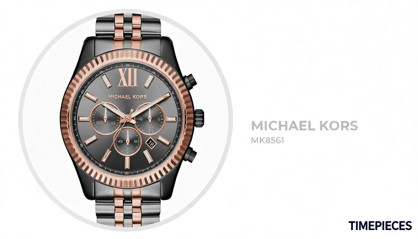 Michael Kors Original Bradshaw Round Adult Male Wrist Watch MK5550