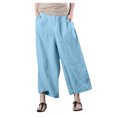 thumbnail image 1 of FNFYFH Clearance Comfortable Ladies Linen Trousers, 1 of 7