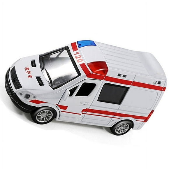 Ambulance Toy Car, Round Edges Fun Playing Stable Driving Ambulance Toy Truck for Kids