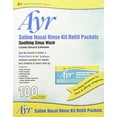 thumbnail image 1 of Ayr Saline Nasal Rinse Kit Refill Packets, 100 Count, 1 of 1
